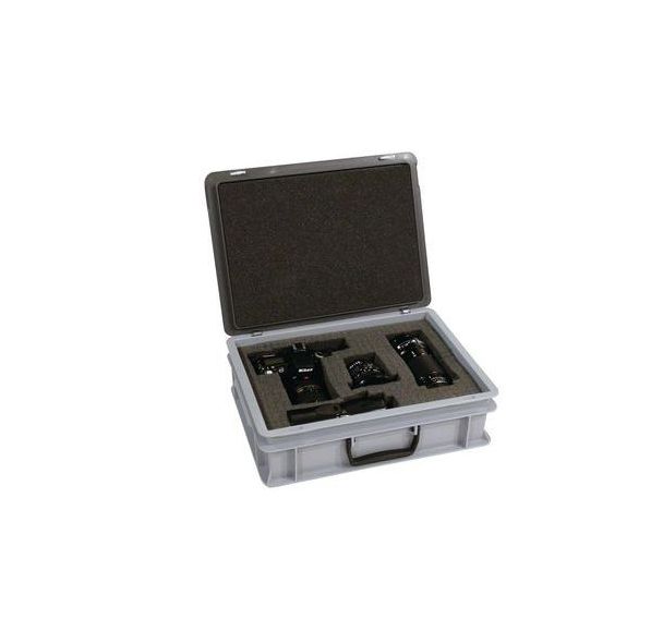 Lot De 2 Mousses Prédécoupées Noires 405 X 305 X 50 Mm - Inserts Protection Pour Valise, Appareil Photo, Tablette Et Outils