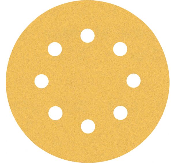 Disques Abrasifs Bosch C470 - Lot De 50 - Grain 120 - Diamètre 150mm - Anti-encrassement