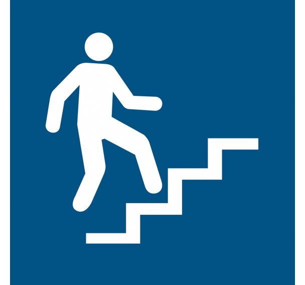 Panneau d'information - Escalier vers le haut | Manutan Collectivités