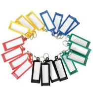 100 Porte clefs avec anneau coloris assorti