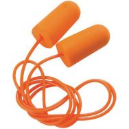 100 paires de Bouchons d'oreilles polyuréthane + cordelette - Orange