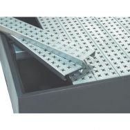 10 modules caillebotis pour palette de 220 L