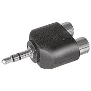 Adaptateur 2 x RCAF vers Mini Jack 3.5 mm