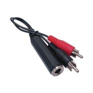Adaptateur Jack 6.5 mm vers 2 x RCA