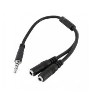 Adaptateur casque/micro Mini Jack 3.5 mm