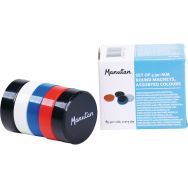 Aimant rond coloris assortis - Manutan