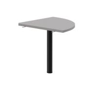 Angle de liaison 90° Pure - Piètements fixes - Gris clair/gris foncé