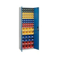 Armoire 1980x700x300 + porte avec 78 bacs