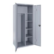 Armoire 2 portes sur socle 1/2 penderie 1/2 lingère largeur 80 cm