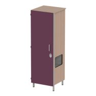 Armoire Cubik 1 porte niche à droite
