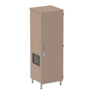 Armoire Cubik 1 porte niche à gauche