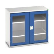 Armoire Verso Portes Transparentes Avec 2 Tablettes 1050x550x900_Bott