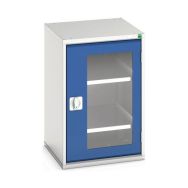 Armoire Verso Portes Transparentes Avec 2 Tablettes 525x550x800 - Bott