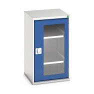 Armoire Verso Portes Transparentes Avec 2 Tablettes 525x550x900 - Bott