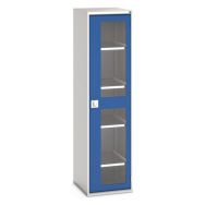 Armoire Verso Portes Transparentes Avec 4 Tablettes 525x550x2000_Bott