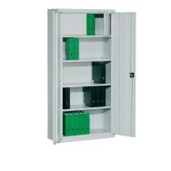 Armoire à dossiers métallique - 195x95x40 cm - 3 étagères