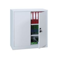 Armoire basse à portes battantes à monter - Largeur 120 cm - Manutan