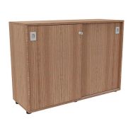 Armoire bois IDEA portes coulissantes hauteur 86 cm