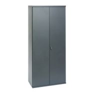 Armoire haute démontable métal portes battantes