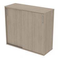 Armoire mi haute portes coulissantes largeur 120 cm