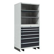 Armoire modulaire sur socle 805x695x2100 mm Gris 7035 / 7016