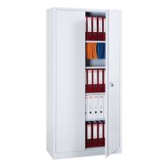 Armoire monobloc à portes battantes compacte - Hauteur 195 cm - Manutan