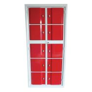 Armoire visitable Omega sans pieds 2 colonnes