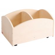 Bac à livres bas 2 cases