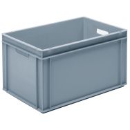 Bac gerbable norme Europe RAKO 60 L 600 x 400 x 323 mm Gris