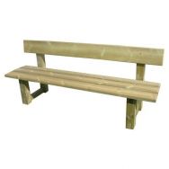 Banc 200 cm assise 3 lames - pin