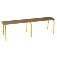 Banc assise 3 lames sans dossier