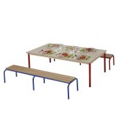 Banc empilable 3 lames Chloé 160 cm