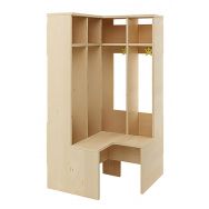 Banc vestiaire d'angle Vita 4 personnes