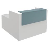 Banque d'accueil haute Ola avec retour longueur 82 cm