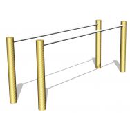 Barres paralleles - scellement direct