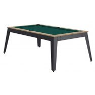 Billard Steel cadre chêne sablé - pieds gris
