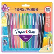 Boîte de 12 stylos feutre Flair® - assortis tropical