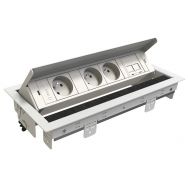 Boitier électrique pour table de réunion Elga