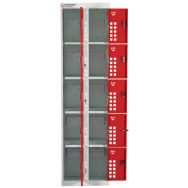Borne de chargement PWS6 PowerStation 6 casiers - 300x450x1800 mm