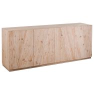 Buffet Victor pin massif finition blanche