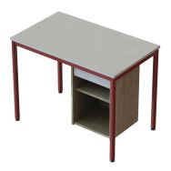 Bureau Quiétub 4 pieds + caisson 1 tiroir