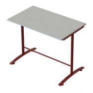Bureau Table Quiétub pieds dégagement latéral