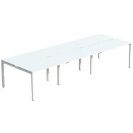 Bureau droit 6 places Bench Easy Office