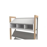 Caisson à abonnement Ellipse blanc pour rayonnage