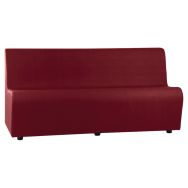 Canapé Ergo 4 places tissu simili cuir