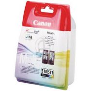 Multipack cartouche jet d'encre PG-510/CL-511 C/M/Y/BK - Canon