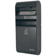 Cendrier-poubelle mural - 3 L / 14 L - anthracite