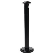Cendrier colonne sur socle Manutan - 11L - Noir