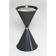 Cendrier sablier, graphite - VAR