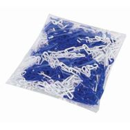 Chaîne plastique en sac - Bleu/blanc - 25 m - ø 8mm